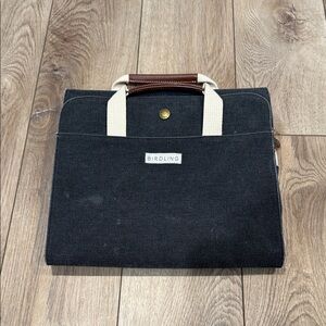 Birdling Toiletry bag - navy canvas